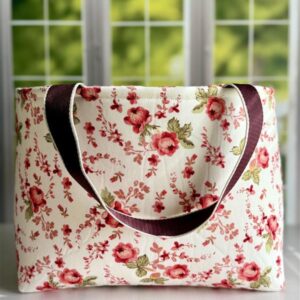 Vintage Charm Structured Tote Bag