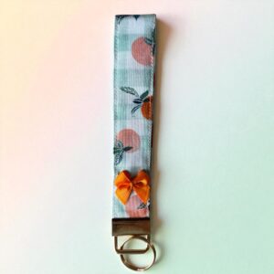 Peachie Wristlet Keychain