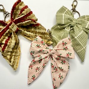 Christmas Bow Keychains